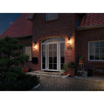 Paulmann 94281 - 1xE27/60W IP44 Āra sienas lampa KLASSIK 230V