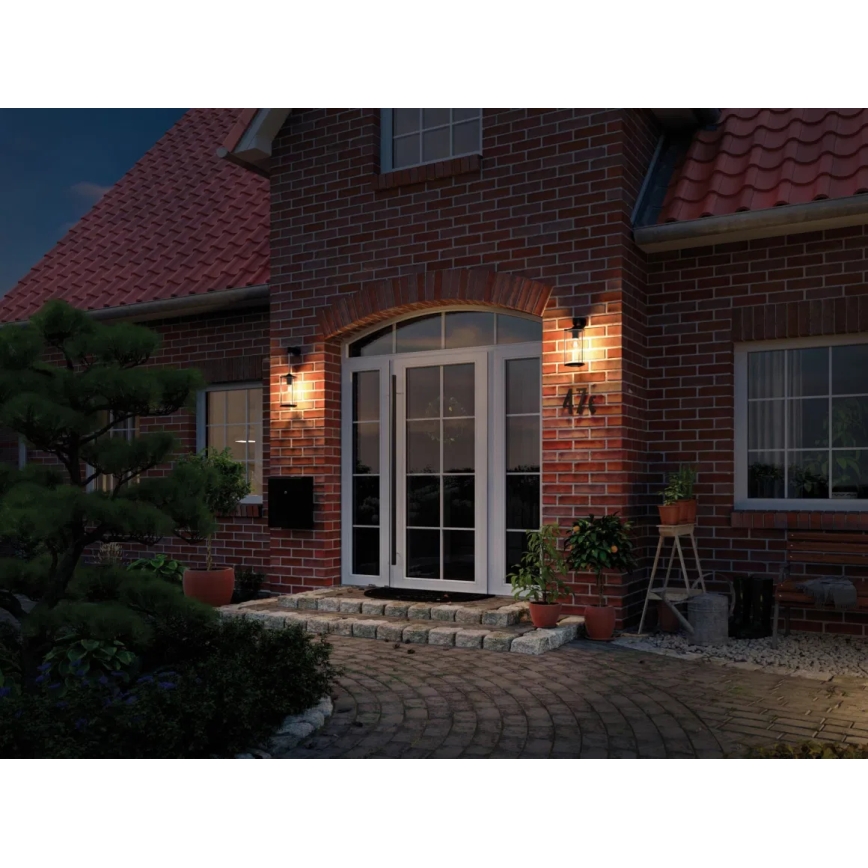 Paulmann 94281 - 1xE27/60W IP44 Āra sienas lampa KLASSIK 230V