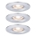 Paulmann 94303 - KOMPLEKTS 3xLED/4W IP44 Vannas istabas iegremdējama lampa COIN 230V