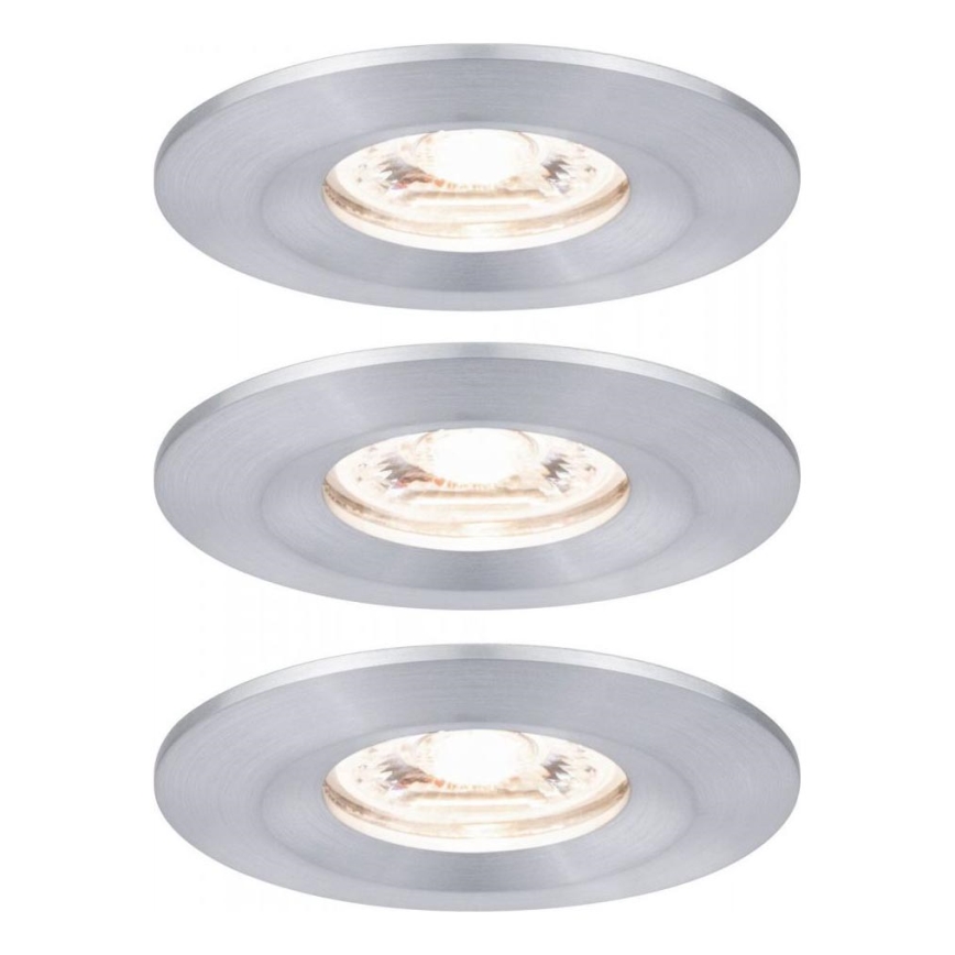 Paulmann 94305 - KOMPLEKTS 3xLED/4W IP44 Vannas istabas iegremdējama lampa NOVA 230V