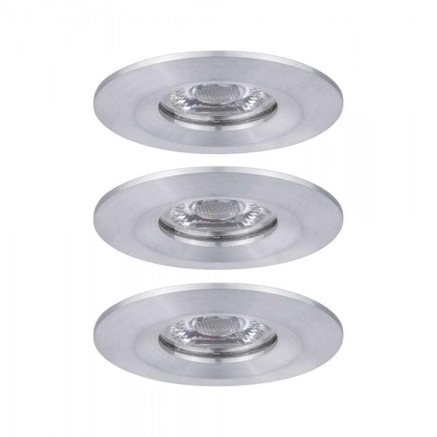 Paulmann 94305 - KOMPLEKTS 3xLED/4W IP44 Vannas istabas iegremdējama lampa NOVA 230V