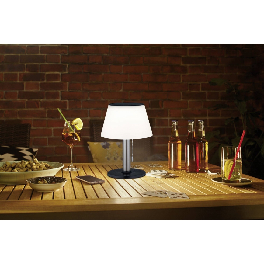 Paulmann 94309 - LED/0,8W IP44 Aptumšojama saules enerģijas lampa LILLESOL 3,7V 2000 mAh