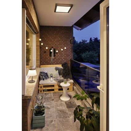 Paulmann 94309 - LED/0,8W IP44 Aptumšojama saules enerģijas lampa LILLESOL 3,7V 2000 mAh