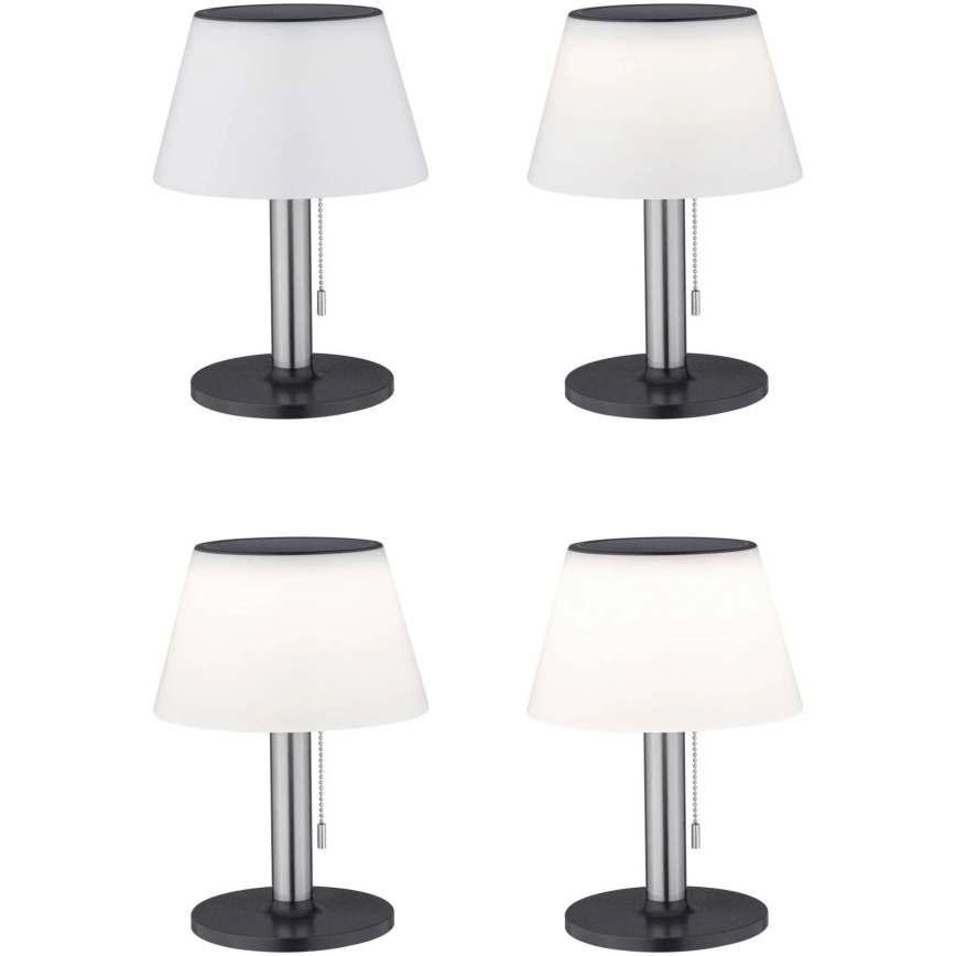 Paulmann 94309 - LED/0,8W IP44 Aptumšojama saules enerģijas lampa LILLESOL 3,7V 2000 mAh
