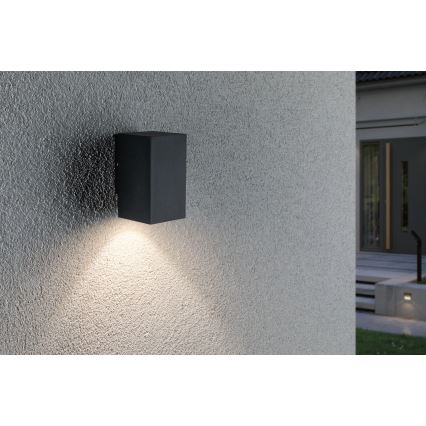 Paulmann 94327 - LED/3,8W IP44 Āra sienas gaismeklis FLAME 230V antracīts