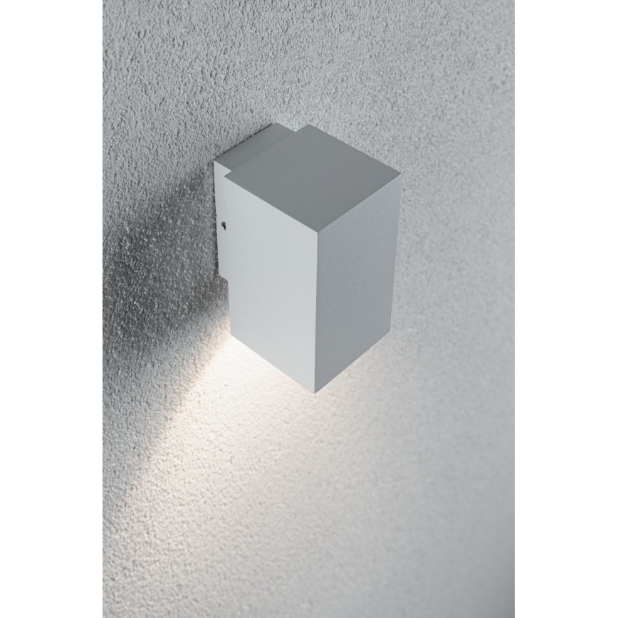Paulmann 94329 - LED/3,8W IP44 Āra sienas gaismeklis FLAME 230V balts