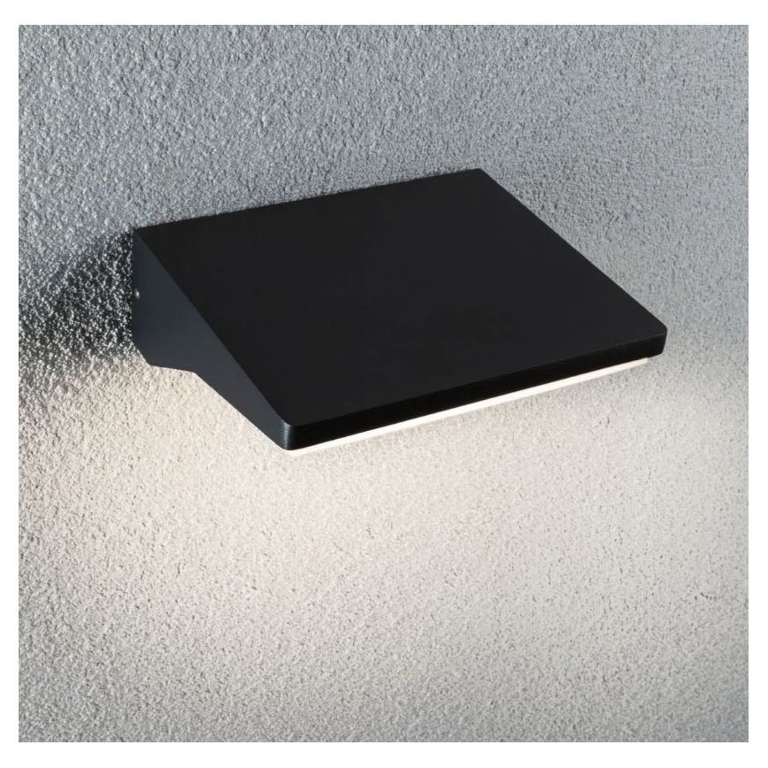 Paulmann 94333 - LED/7,4W IP44 Āra sienas lampa ar sensoru HOUSE 230V