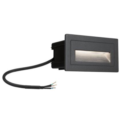 Paulmann 94383 - LED/4W IP44 Iebūvējama āra lampa LONG 230V