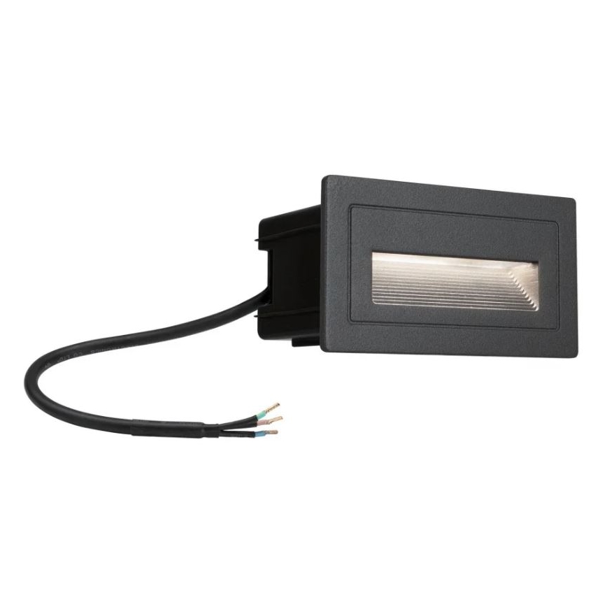 Paulmann 94383 - LED/4W IP44 Iebūvējama āra lampa LONG 230V