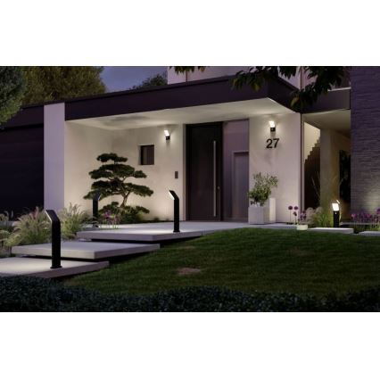 Paulmann 94403 - LED/10W IP44 Āra lampa ar sensoru ADYA 230V
