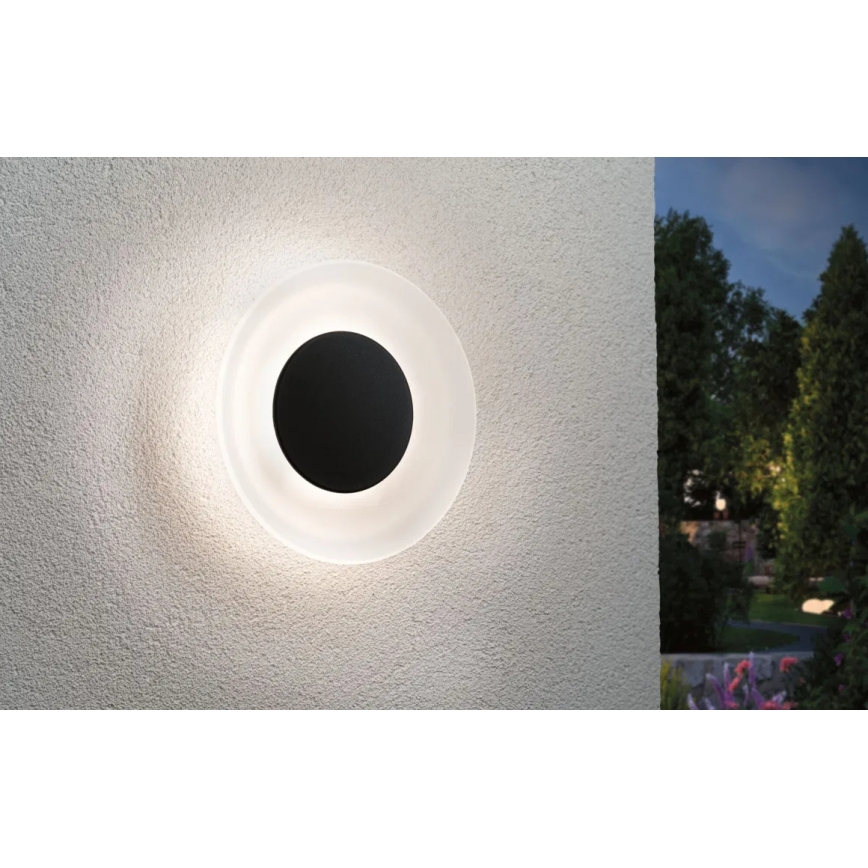 Paulmann 94409 - LED/4W IP44 Āra sienas lampa CIRCEA 230V