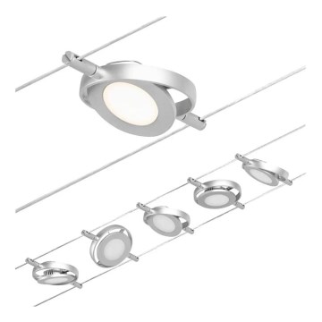 Paulmann 94414 - KOMPLEKTS 5xLED/4,5W Starmetis auklu sistēmai ROUNDMAC 230V spīdīgi hromēts