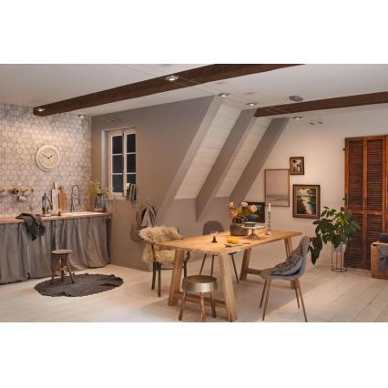 Paulmann 94420 - KOMPLEKTS 5xLED/4,5W Pilnīga trošu sistēma MAC 230V matēts hroms