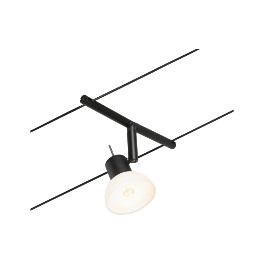 Paulmann 94450 – SHEELA pilns trošu apgaismojuma komplekts, 5x GU5,3/10W, 230V, melns