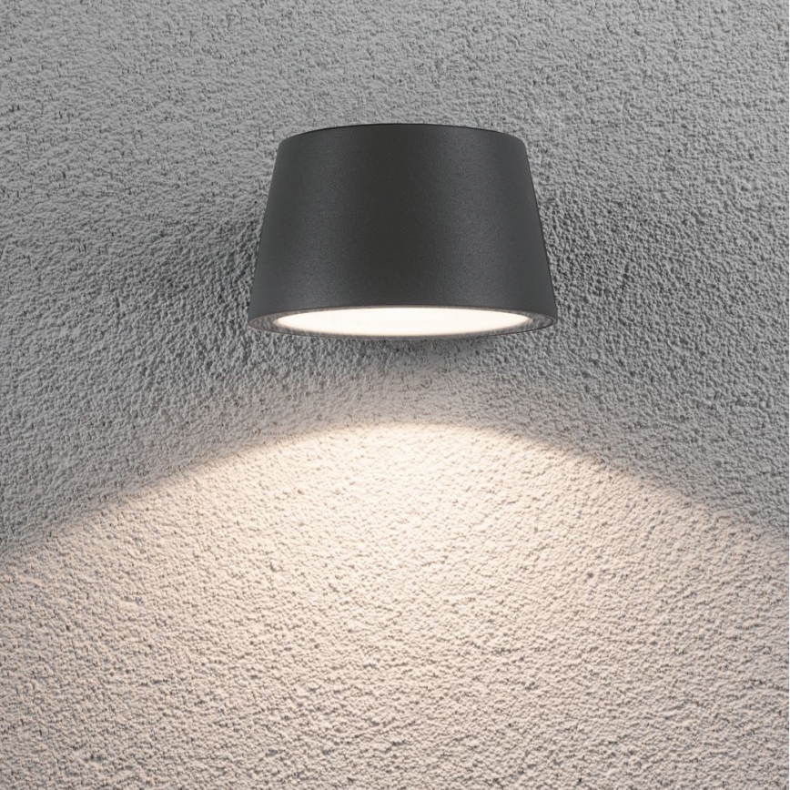 Paulmann 94452 - LED/6W IP44 Āra sienas gaismeklis CAPEA 230V