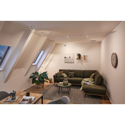 Paulmann 94481 - Komplekts 5x LED/4,8 W, pilna stiepļu sistēma FRAME, 230 V, matēts hroms