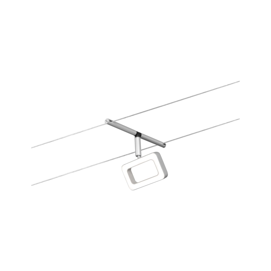 Paulmann 94481 - Komplekts 5xLED/4,8W punktveida gaismekļi kabeļu sistēmai FRAME 230V melni