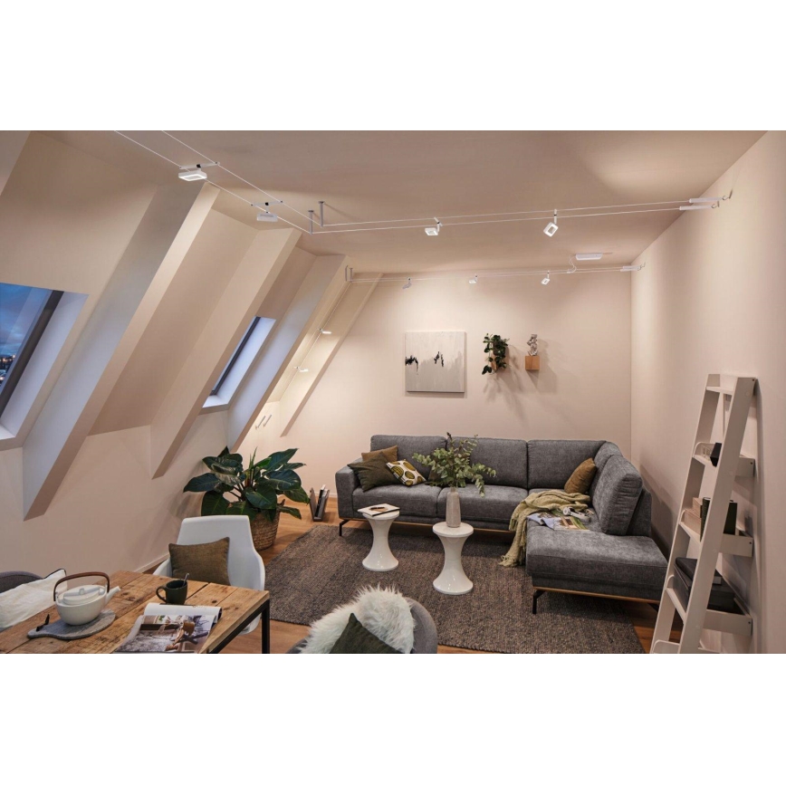 Paulmann 94483 - Komplekts 5x LED/4,8 W, pilna stieples sistēma FRAME 230 V, balta