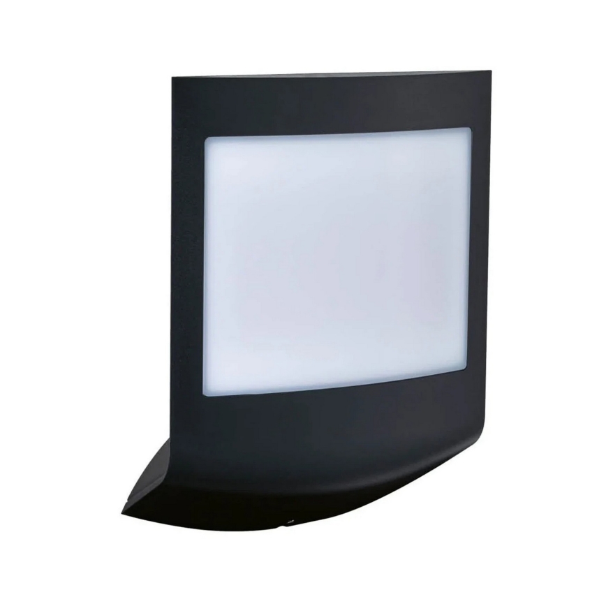Paulmann 94513 - RGBW LED/8,2W IP44 Regulējams āra sienas gaismeklis ar kustības un krēslas sensoru PADEA 230V antracīts
