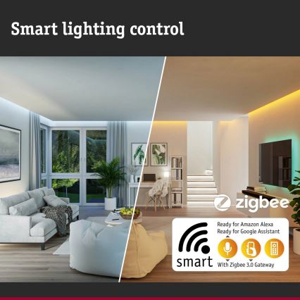 Paulmann 94513 - RGBW LED/8,2W IP44 Apgaismota mājas numura plāksne ar regulējamu spilgtumu un krēslas sensoru PADEA 230V antracīts