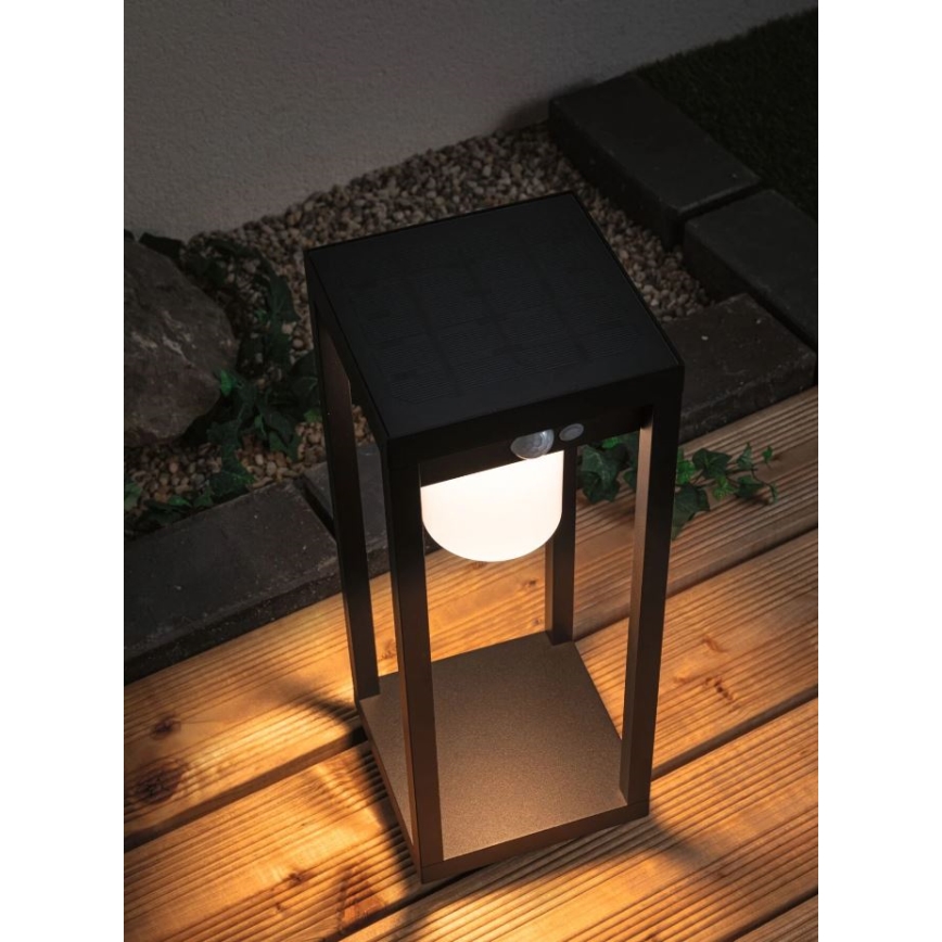 Paulmann 94573 - LED/5,5W IP44 Saules enerģijas lampa ar sensoru MARISOL 3,7V 2000 mAh
