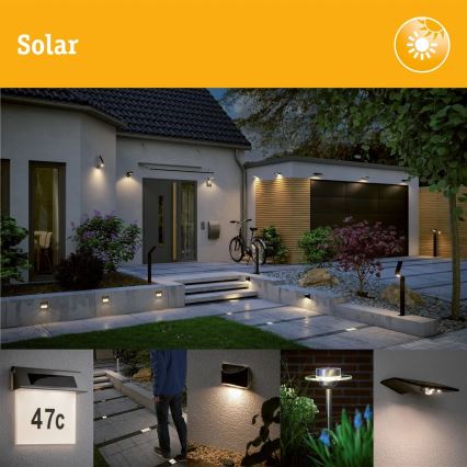 Paulmann 94578 - LED/0,1W IP67 Saules enerģijas iegremdējama lampa DOMENIC 230V