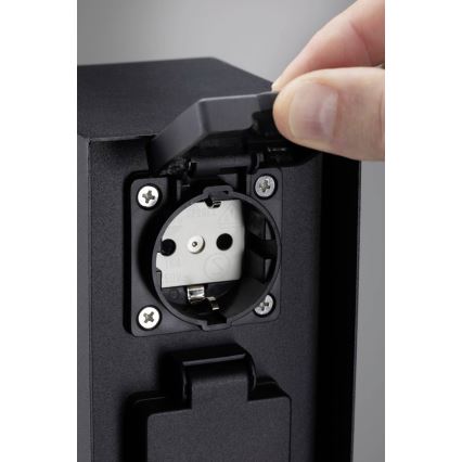 Paulmann 94657 - Āra kontakligdzdu kolonna RIO 2Z SCHUKO 230V IP44
