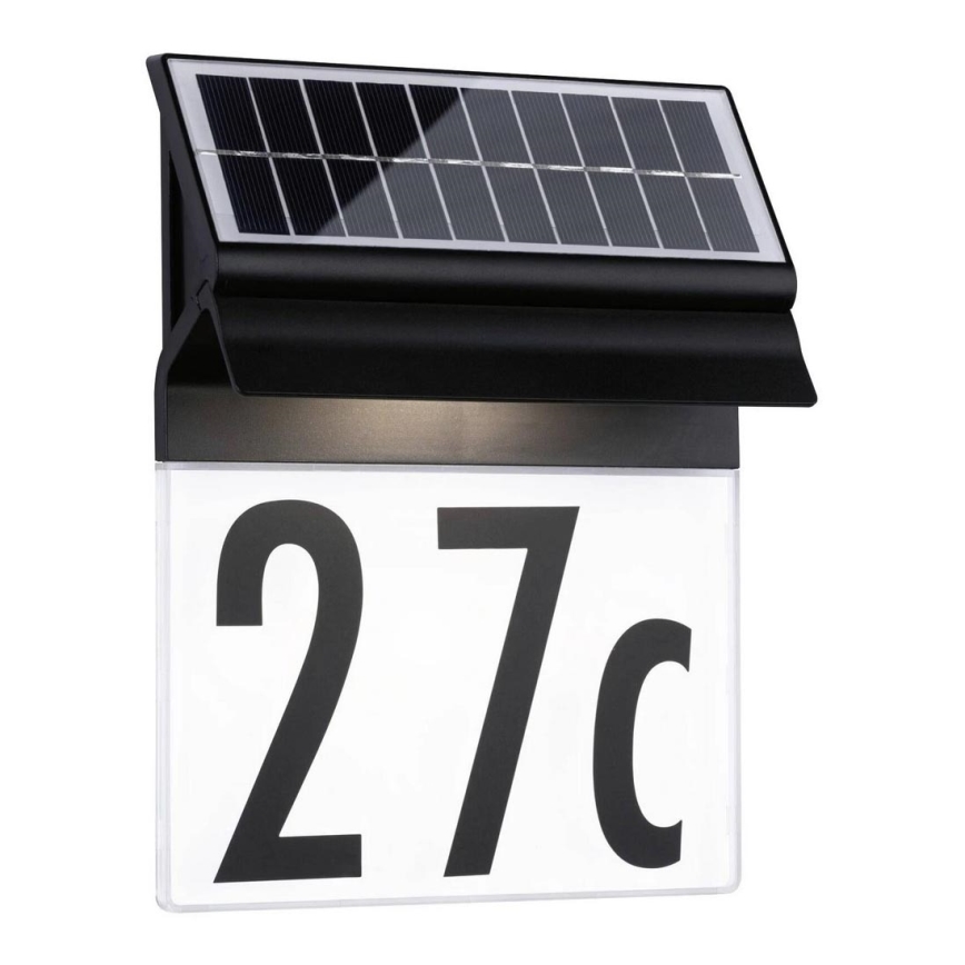 Paulmann 94694 - LED/0,2W IP44 Saules enerģijas mājas numurs NEDA 3,7V 1800 mAh
