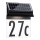 Paulmann 94694 - LED/0,2W IP44 Saules enerģijas mājas numurs NEDA 3,7V 1800 mAh