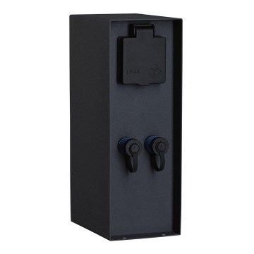 Paulmann 94700 - Āra kontakligdzdu kolonna RIO 2Z SCHUKO 230V IP44