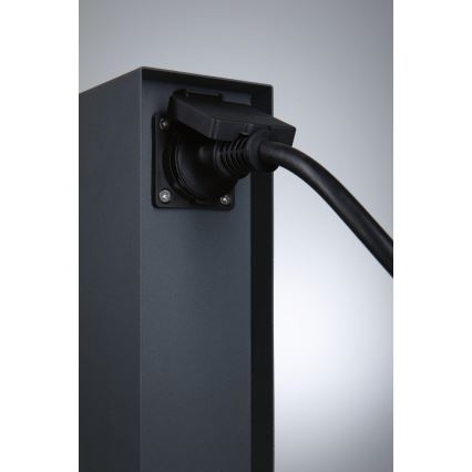 Paulmann 94700 - Āra kontakligdzdu kolonna RIO 2Z SCHUKO 230V IP44