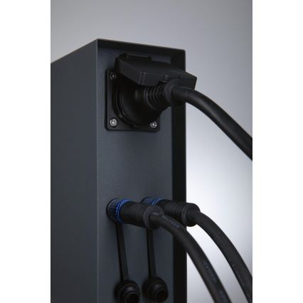 Paulmann 94700 - Āra kontakligdzdu kolonna RIO 2Z SCHUKO 230V IP44
