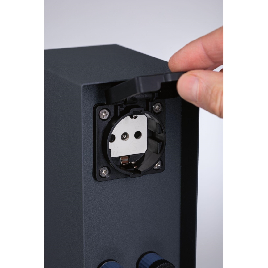 Paulmann 94700 - Āra kontaktu stabs RIO 2Z SCHUKO 230V IP44