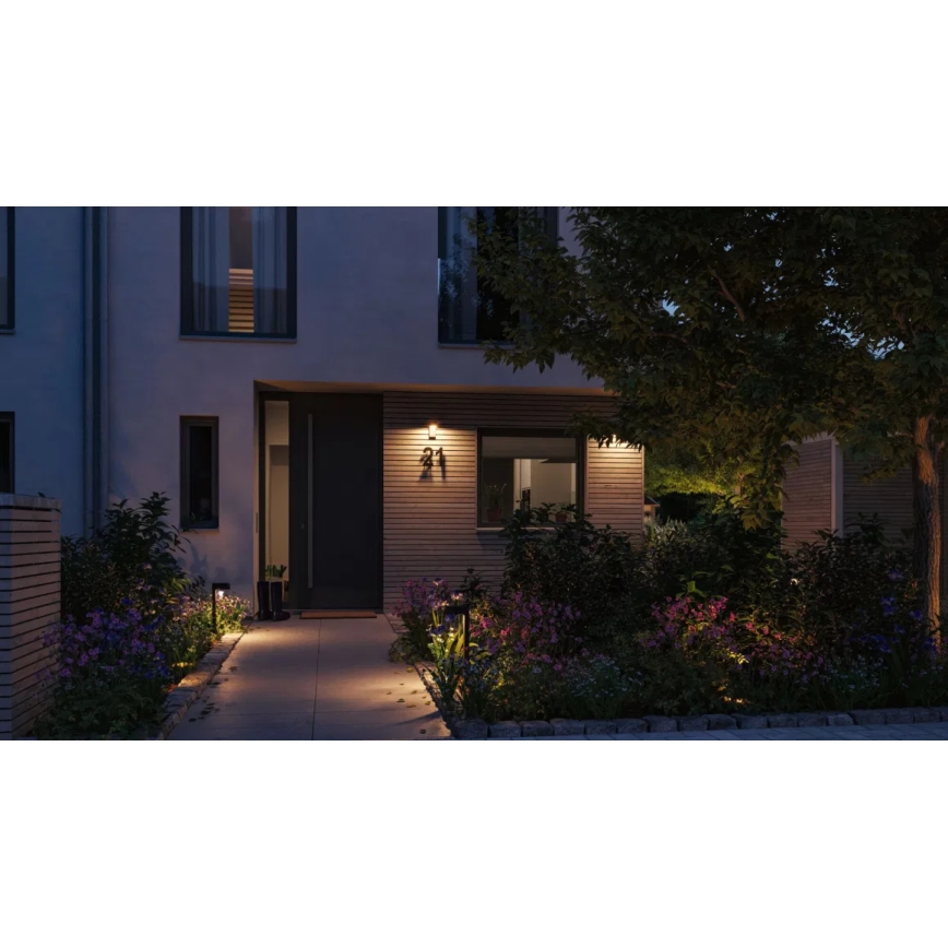 Paulmann 94713 - LED/6W IP44 Āra sienas lampa CAPERA 230V
