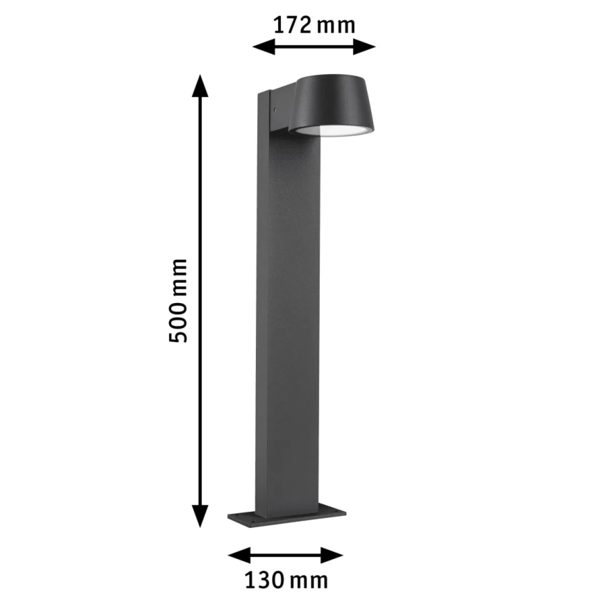 Paulmann 94715 - LED/6W IP44 Āra lampa CAPERA 230V