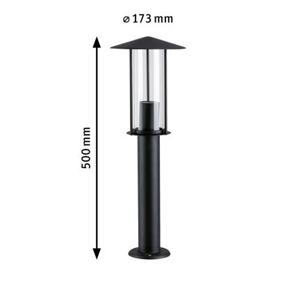 Paulmann 94737 - LED 1xE27/4,3W IP44 Āra lampa CLASSIC 230V
