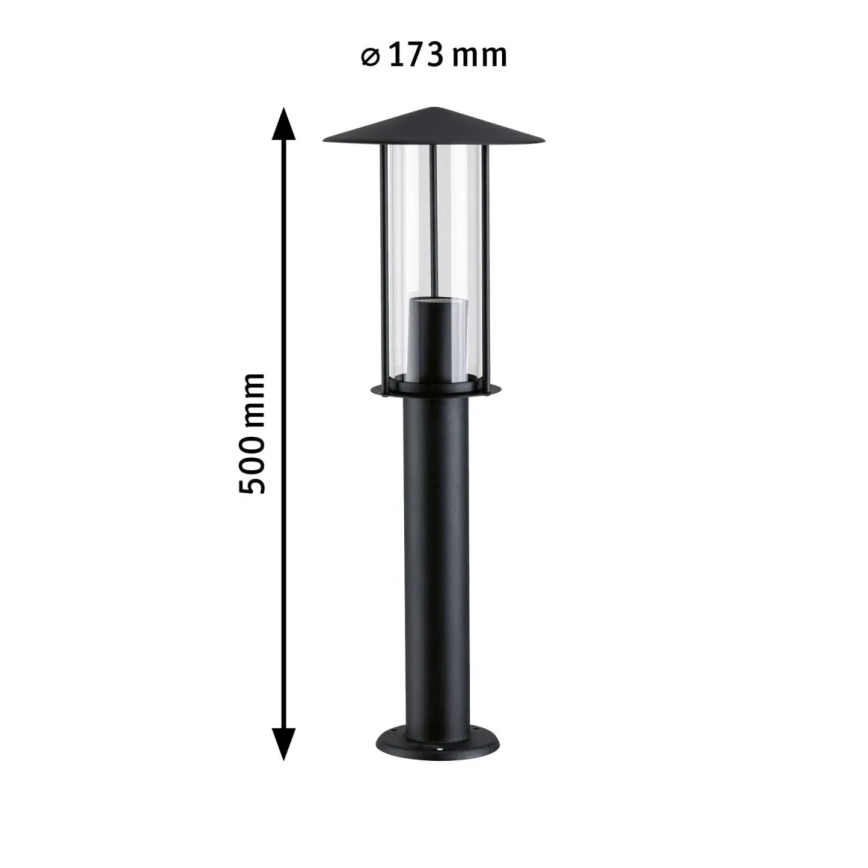 Paulmann 94737 - LED 1xE27/4,3W IP44 Āra lampa CLASSIC 230V