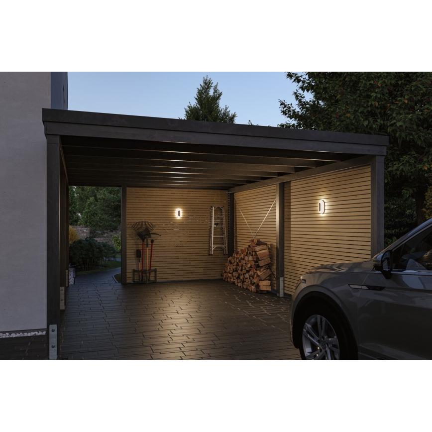 Paulmann 94957 - LED/18,5W IP65 Dimējams āra sienas gaismeklis ELUNOR 230V 2200/3000/4000K antracīts