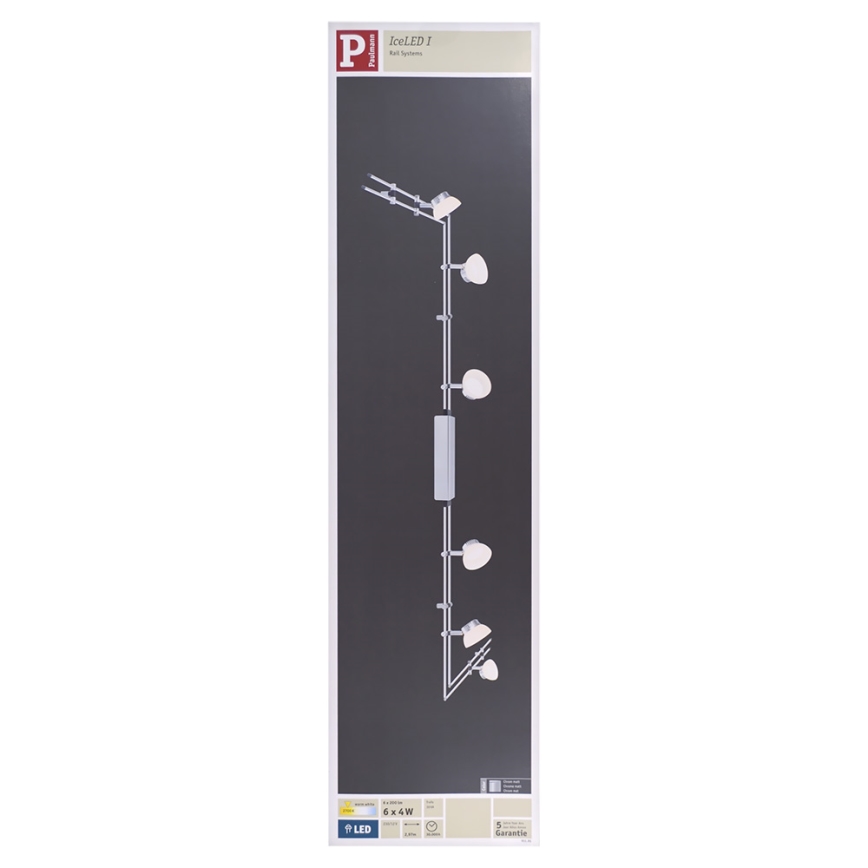 Paulmann 95195 - 6xLED/4W Starmetis IceLED I 230/12V