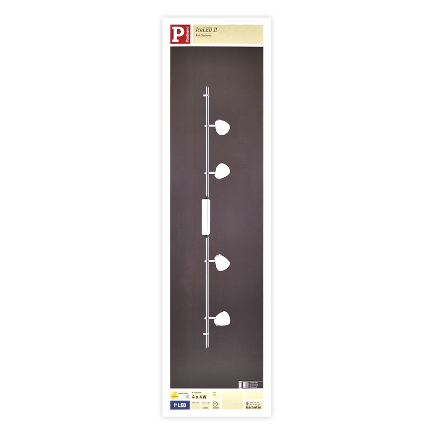 Paulmann 95196 - 4xLED/4W Starmetis ICE 230V