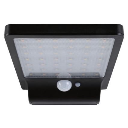 Paulmann 95393 - LED/4W IP44 Aptumšojama saules enerģijas sienas lampa ar sensoru SOLVEIG 3,7V