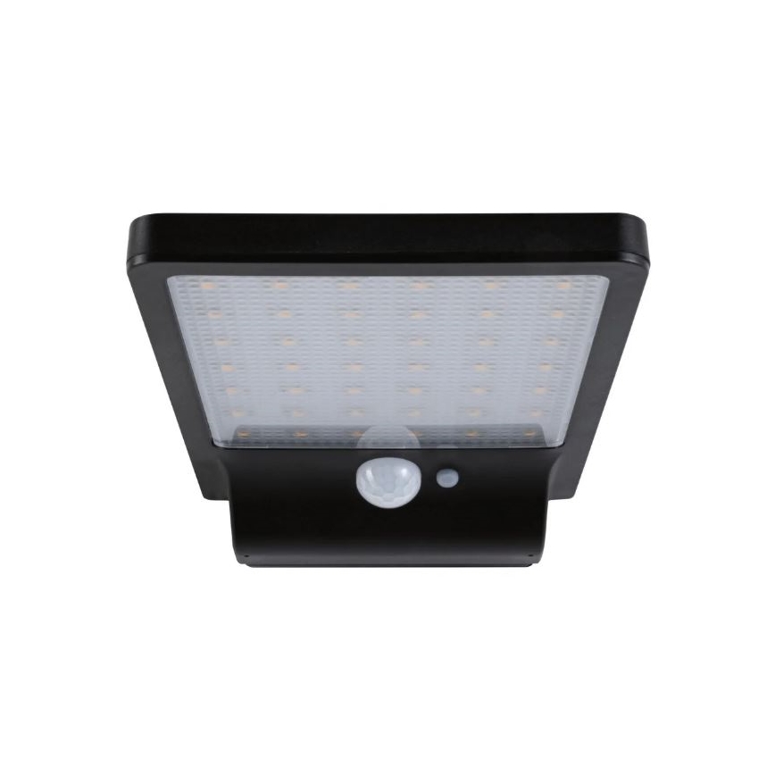 Paulmann 95393 - LED/4W IP44 Aptumšojama saules enerģijas sienas lampa ar sensoru SOLVEIG 3,7V