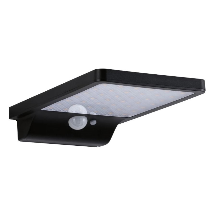 Paulmann 95393 - LED/4W IP44 Aptumšojama saules enerģijas sienas lampa ar sensoru SOLVEIG 3,7V