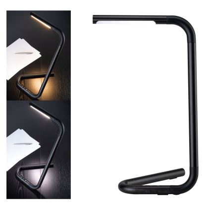 Paulmann 95424- LED/4,5W Aptumšojama skārienjūtīga galda lampa FLEXLINK 5V/USB 4400 mAh melna