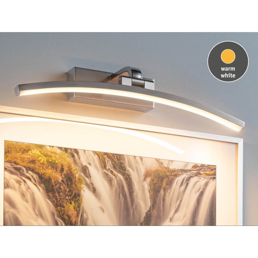 Paulmann 95557 - LED/8,5W gleznu apgaismojums BENTO 230V 40 cm matēts hroms