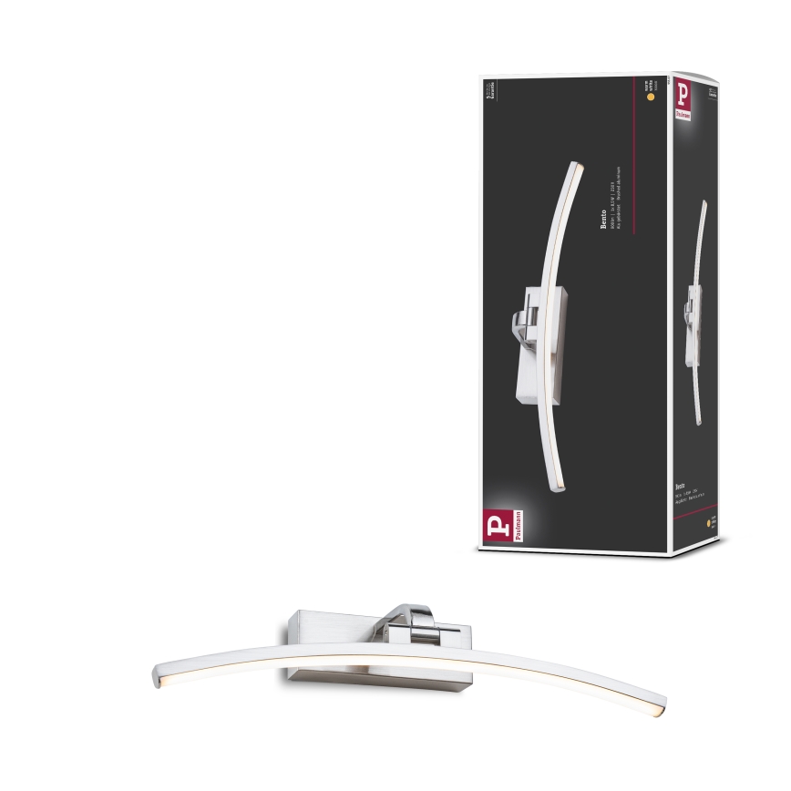 Paulmann 95558 - LED/10W gleznu gaismeklis BENTO 230V 50 cm matēts hroms