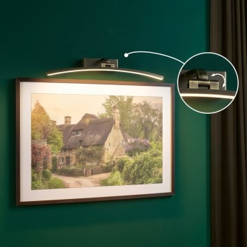 Paulmann 95561 - LED/10W gleznu apgaismotājs BENTO 230V 50 cm misiņš