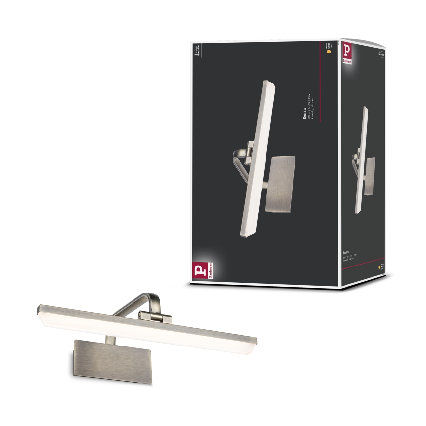 Paulmann 95569 - LED/9,5W Gleznu apgaismojums RENAN 230V 40 cm misiņš