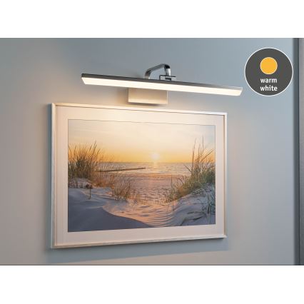 Paulmann 95573 - LED/11W gleznu gaismeklis RENAN 230V 60 cm matēts hroms