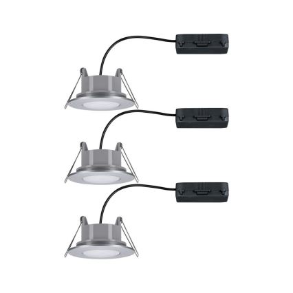 Paulmann 99933 - KOMPLEKTS 3x LED/5,2W IP65 Aptumšojama vannas istabas piekaramo griestu lampa 230V
